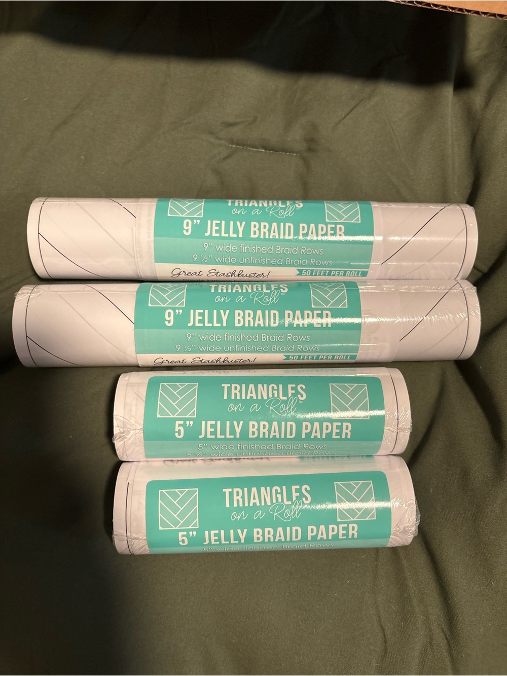 9" & 5" Jelly Braid Paper